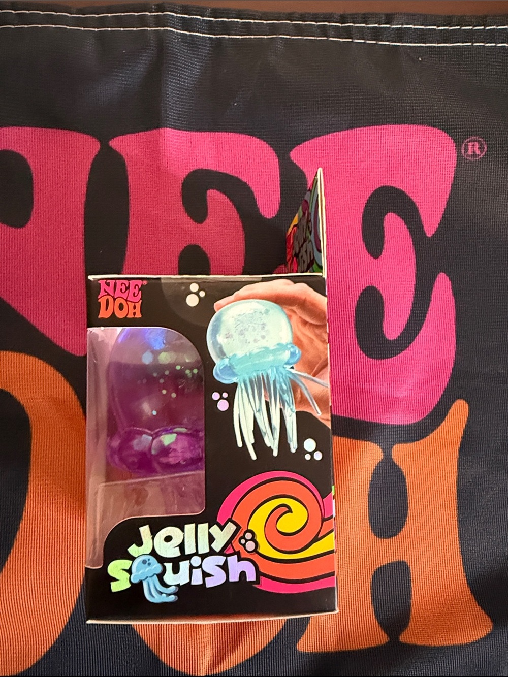 Needoh Jelly Squish Purple Sensory Toy - Super Solid Squish Authentic! - Picture 2 of 5